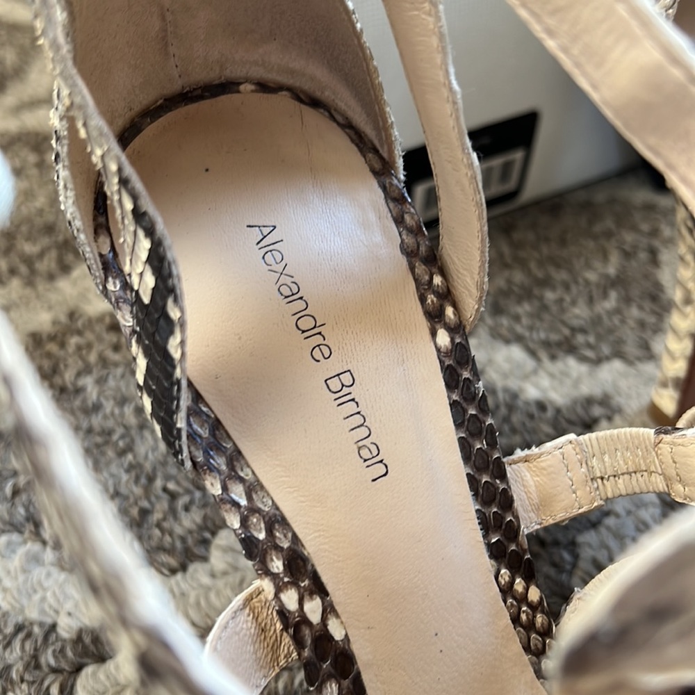 Alexandre Birman Python Sandals - image 7